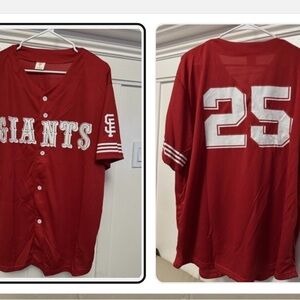 🔥 Limited Edition GIANTS/49ers Baseball Jersey 🔥